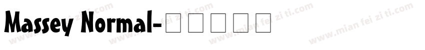 Massey Normal字体转换
